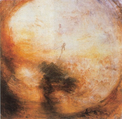 William Turner: Der Morgen nach der Sintflut, 1843, Öl auf Leinwand, 78 x 78 cm, London, Tate Gallery