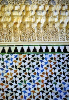 Wand-Mosaik in der Alhambra