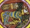 Book of Kells, Stier als Evangelistensymbol des Lukas