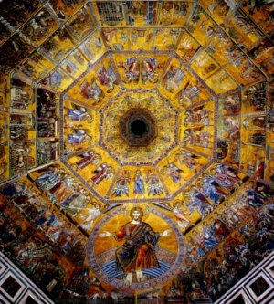 zur großen Version: Gesamtbild der Mosaik-Kuppel