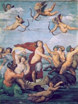 Raffaels Galatea als Venus maritima